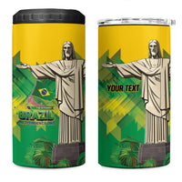 Personalized Brazil Christ The Redeemer 4 in 1 Can Cooler Tumbler Sete de Setembro