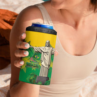Personalized Brazil Christ The Redeemer 4 in 1 Can Cooler Tumbler Sete de Setembro