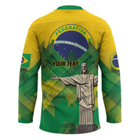 Personalized Brazil Christ The Redeemer Hockey Jersey Sete de Setembro