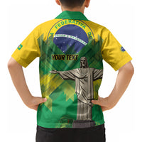 Personalized Brazil Christ The Redeemer Kid Hawaiian Shirt Sete de Setembro