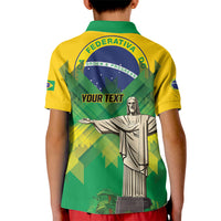 Personalized Brazil Christ The Redeemer Kid Polo Shirt Sete de Setembro