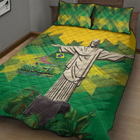 Brazil Christ The Redeemer Quilt Bed Set Sete de Setembro