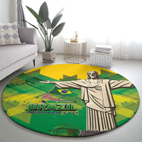 Brazil Christ The Redeemer Round Carpet Sete de Setembro
