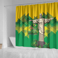 Brazil Christ The Redeemer Shower Curtain Sete de Setembro