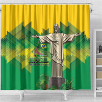 Brazil Christ The Redeemer Shower Curtain Sete de Setembro