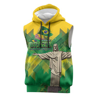 Personalized Brazil Christ The Redeemer Sleeveless Hoodie Sete de Setembro