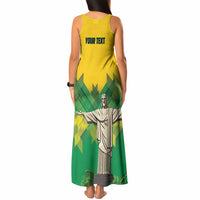 Personalized Brazil Christ The Redeemer Tank Maxi Dress Sete de Setembro