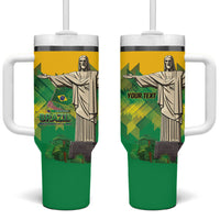 Personalized Brazil Christ The Redeemer Tumbler With Handle Sete de Setembro