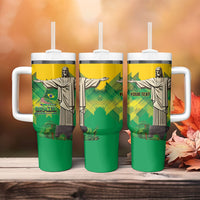 Personalized Brazil Christ The Redeemer Tumbler With Handle Sete de Setembro