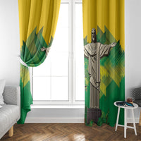 Brazil Christ The Redeemer Window Curtain Sete de Setembro