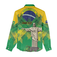Personalized Brazil Christ The Redeemer Women Casual Shirt Sete de Setembro