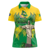 Personalized Brazil Christ The Redeemer Women Polo Shirt Sete de Setembro