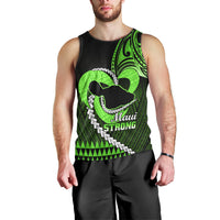 personalised-hawaii-men-tank-top-maui-be-strong-kakau-green-version