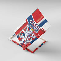 Czech Republic Canvas Wall Art Czechia Lion Rosa Pattern - Wonder Print Shop