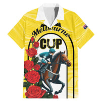 Personalised Melbourne Horse Racing Family Matching Mermaid Dress and Hawaiian Shirt The Race That Stops The Nation - Wonder Print Shop