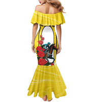 Personalised Melbourne Horse Racing Family Matching Mermaid Dress and Hawaiian Shirt The Race That Stops The Nation - Wonder Print Shop