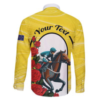 Personalised Melbourne Horse Racing Family Matching Off Shoulder Maxi Dress and Hawaiian Shirt The Race That Stops The Nation - Wonder Print Shop