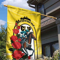 Melbourne Horse Racing Garden Flag The Race That Stops The Nation - Wonder Print Shop