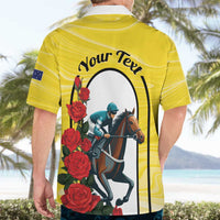 Personalised Melbourne Horse Racing Hawaiian Shirt The Race That Stops The Nation - Wonder Print Shop