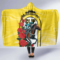 Melbourne Horse Racing Hooded Blanket The Race That Stops The Nation