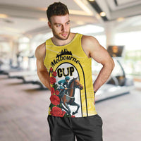 Personalised Melbourne Horse Racing Men Tank Top The Race That Stops The Nation - Wonder Print Shop