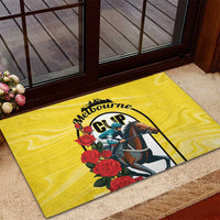 Melbourne Horse Racing Rubber Doormat The Race That Stops The Nation - Wonder Print Shop
