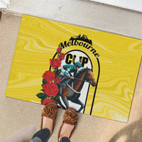 Melbourne Horse Racing Rubber Doormat The Race That Stops The Nation - Wonder Print Shop
