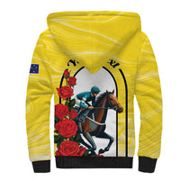 Personalised Melbourne Horse Racing Sherpa Hoodie The Race That Stops The Nation - Wonder Print Shop