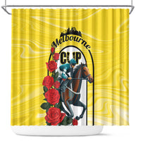 Melbourne Horse Racing Shower Curtain The Race That Stops The Nation