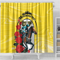 Melbourne Horse Racing Shower Curtain The Race That Stops The Nation