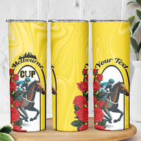 Personalised Melbourne Horse Racing Skinny Tumbler The Race That Stops The Nation - Wonder Print Shop