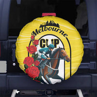 Melbourne Horse Racing Spare Tire Cover The Race That Stops The Nation - Wonder Print Shop