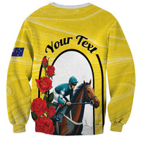 Personalised Melbourne Horse Racing Sweatshirt The Race That Stops The Nation - Wonder Print Shop