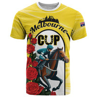 Personalised Melbourne Horse Racing T Shirt The Race That Stops The Nation - Wonder Print Shop
