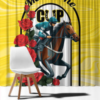Melbourne Horse Racing Window Curtain The Race That Stops The Nation - Wonder Print Shop