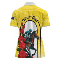 Personalised Melbourne Horse Racing Women Polo Shirt The Race That Stops The Nation - Wonder Print Shop