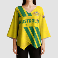 Custom Soccer 2026 Australia Kimono Sleeve Blouse Socceroos Go Glory