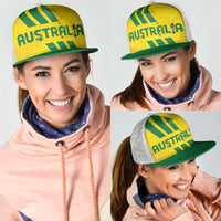 Soccer 2026 Australia Mesh Trucker Cap Socceroos Go Glory