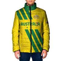 Custom Soccer 2026 Australia Padded Jacket Socceroos Go Glory