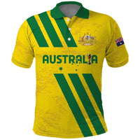 Custom Soccer 2026 Australia Polo Shirt Socceroos Go Glory