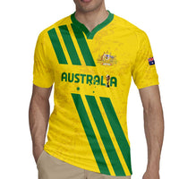 Custom Soccer 2026 Australia Rugby Jersey Socceroos Go Glory