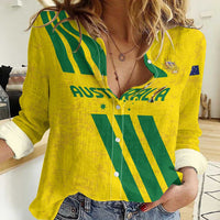 Custom Soccer 2026 Australia Women Casual Shirt Socceroos Go Glory