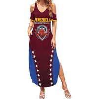 Venezuela Basketball Custom Family Matching Summer Maxi Dress and Hawaiian Shirt La Vinotinto de las alturas