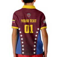 Venezuela Basketball Custom Kid Polo Shirt La Vinotinto de las alturas