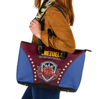 Venezuela Basketball Leather Tote Bag La Vinotinto de las alturas