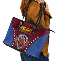 Venezuela Basketball Leather Tote Bag La Vinotinto de las alturas