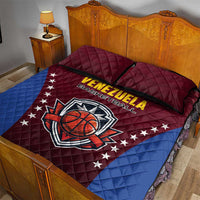 Venezuela Basketball Quilt Bed Set La Vinotinto de las alturas