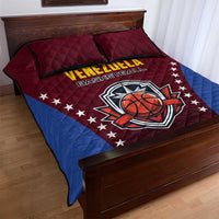Venezuela Basketball Quilt Bed Set La Vinotinto de las alturas