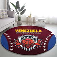 Venezuela Basketball Round Carpet La Vinotinto de las alturas