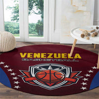 Venezuela Basketball Round Carpet La Vinotinto de las alturas
